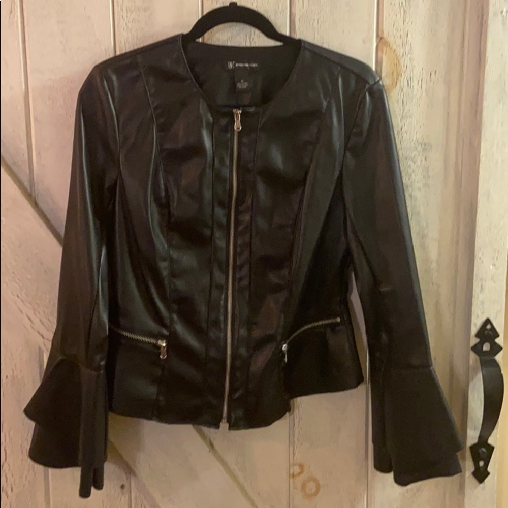 Faux leather jacket